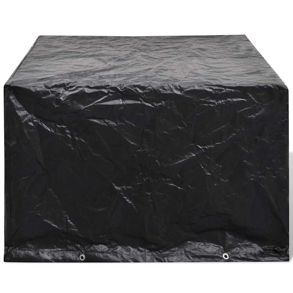 havemøbelovertræk 2 stk. 8 snørehuller 135x135x90 cm