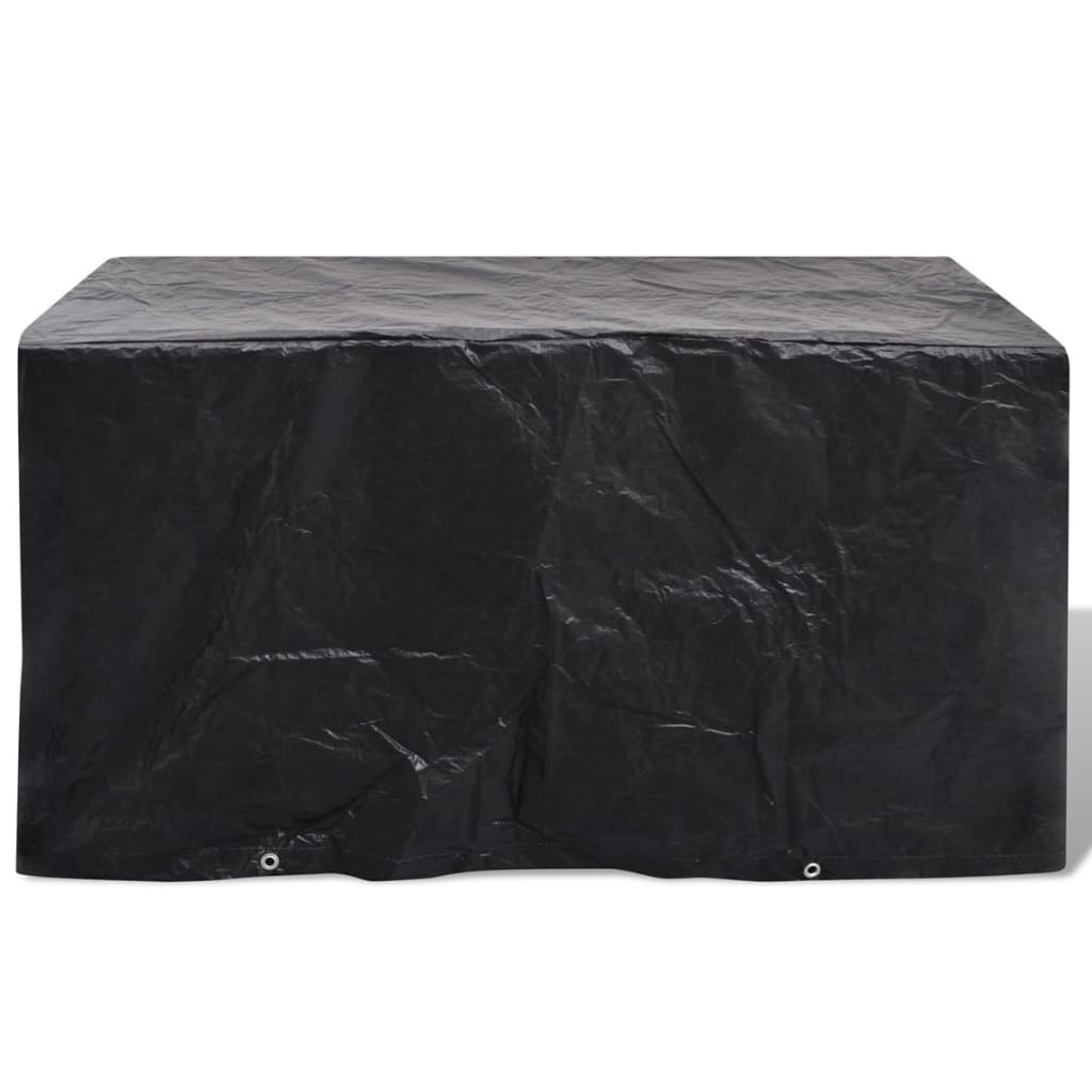 havemøbelovertræk 2 stk. 8 snørehuller 180x70x90 cm