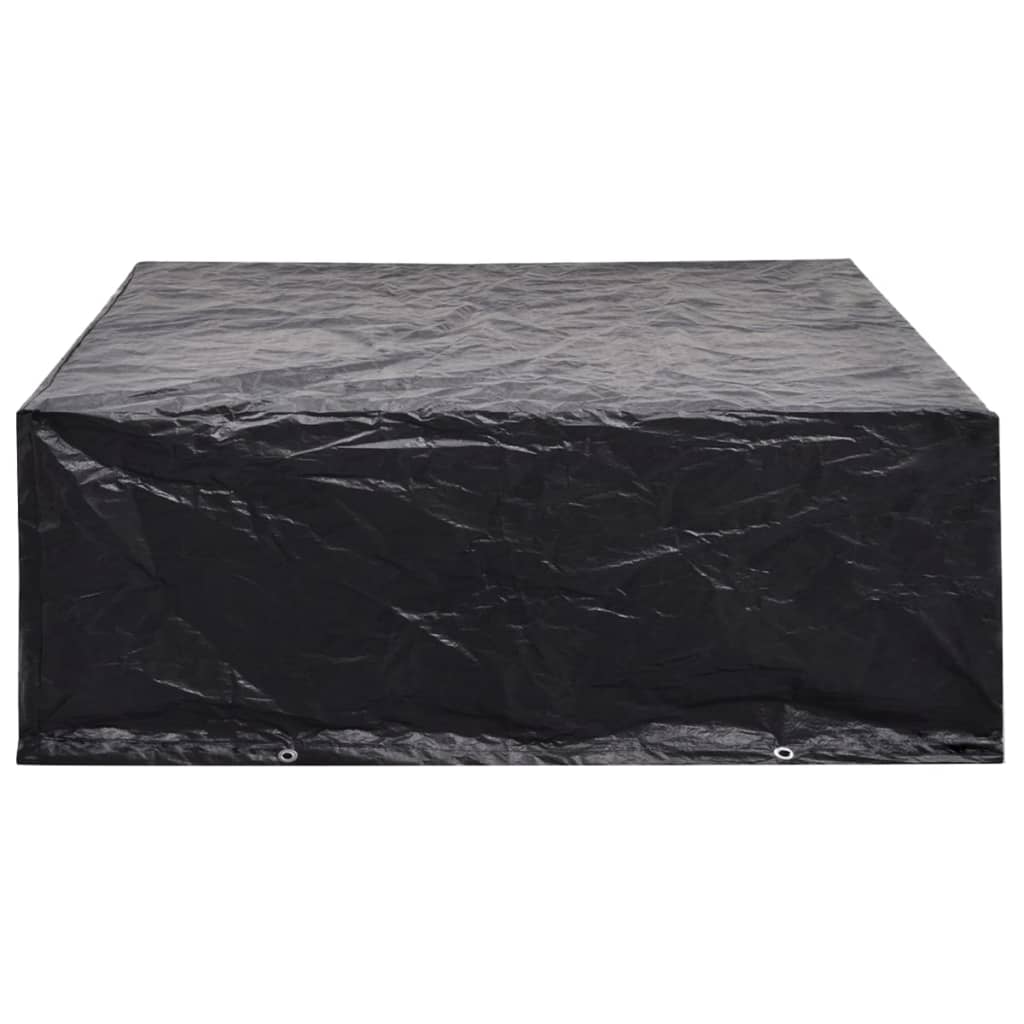 havemøbelovertræk 2 stk. 8 snørehuller 250x210x90 cm