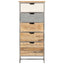 kommode 45x30x105 cm massivt mangotræ
