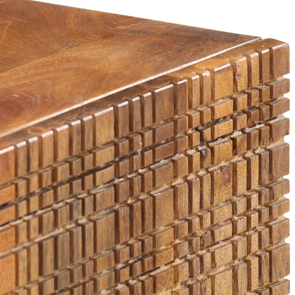 skænk massivt mangotræ 75 x 30 x 75 cm