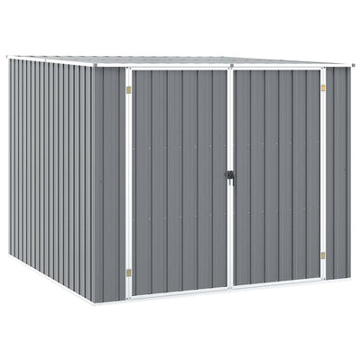 haveskur 195x198x159 cm galvaniseret stål grå