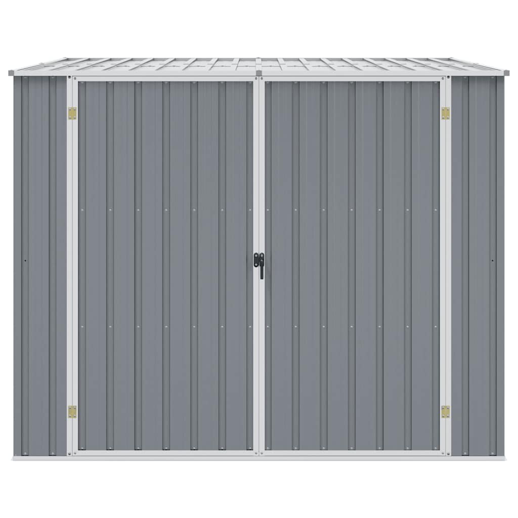 haveskur 195x198x159 cm galvaniseret stål grå