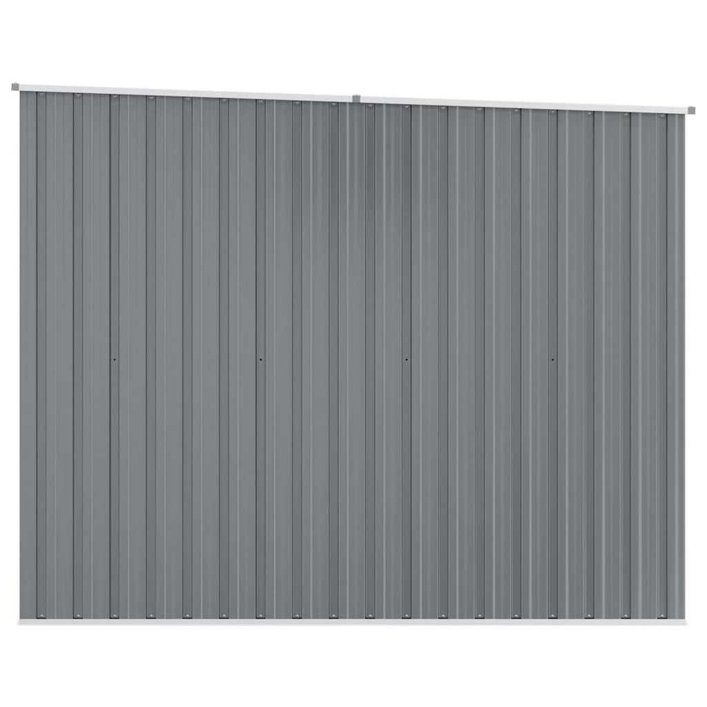haveskur 195x198x159 cm galvaniseret stål grå