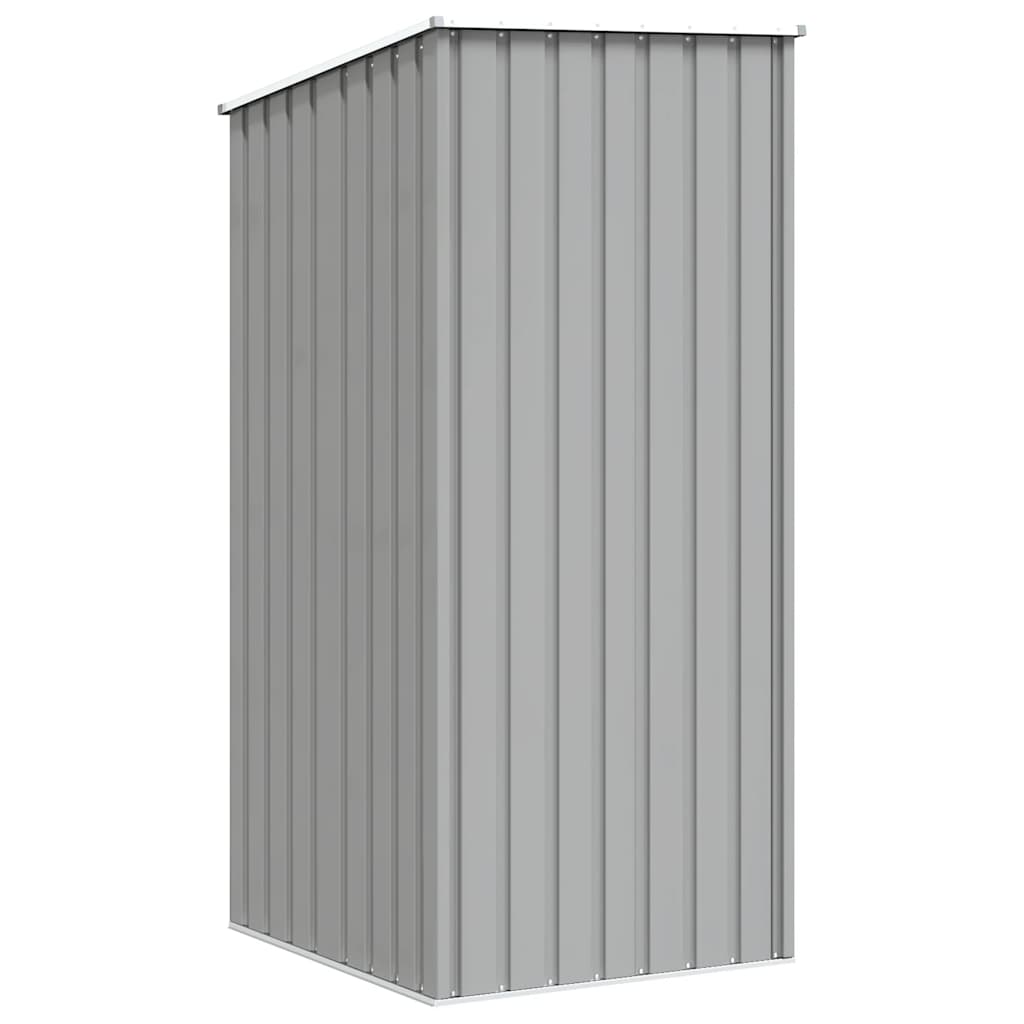 haveskur 87x98x159 cm galvaniseret stål grå