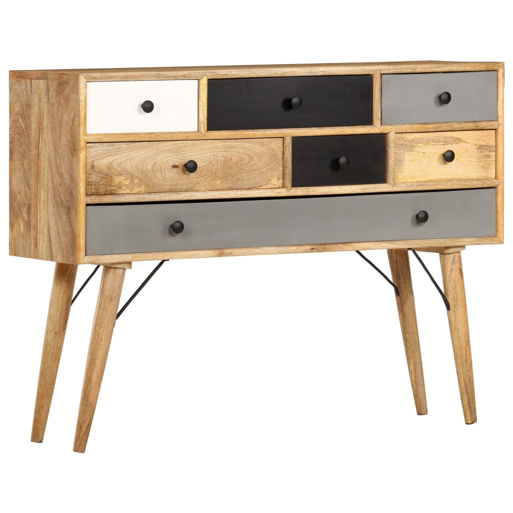 skænk 110 x 30 x 82 cm massivt mangotræ