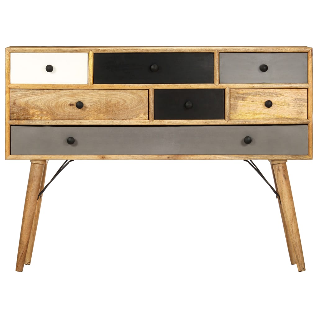 skænk 110 x 30 x 82 cm massivt mangotræ