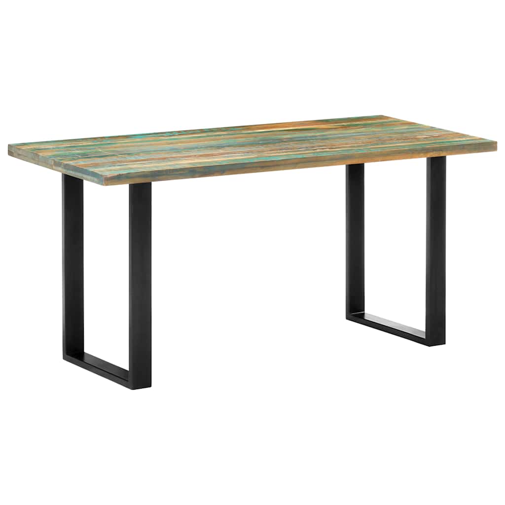 spisebord 160x80x75 cm massivt genanvendt træ