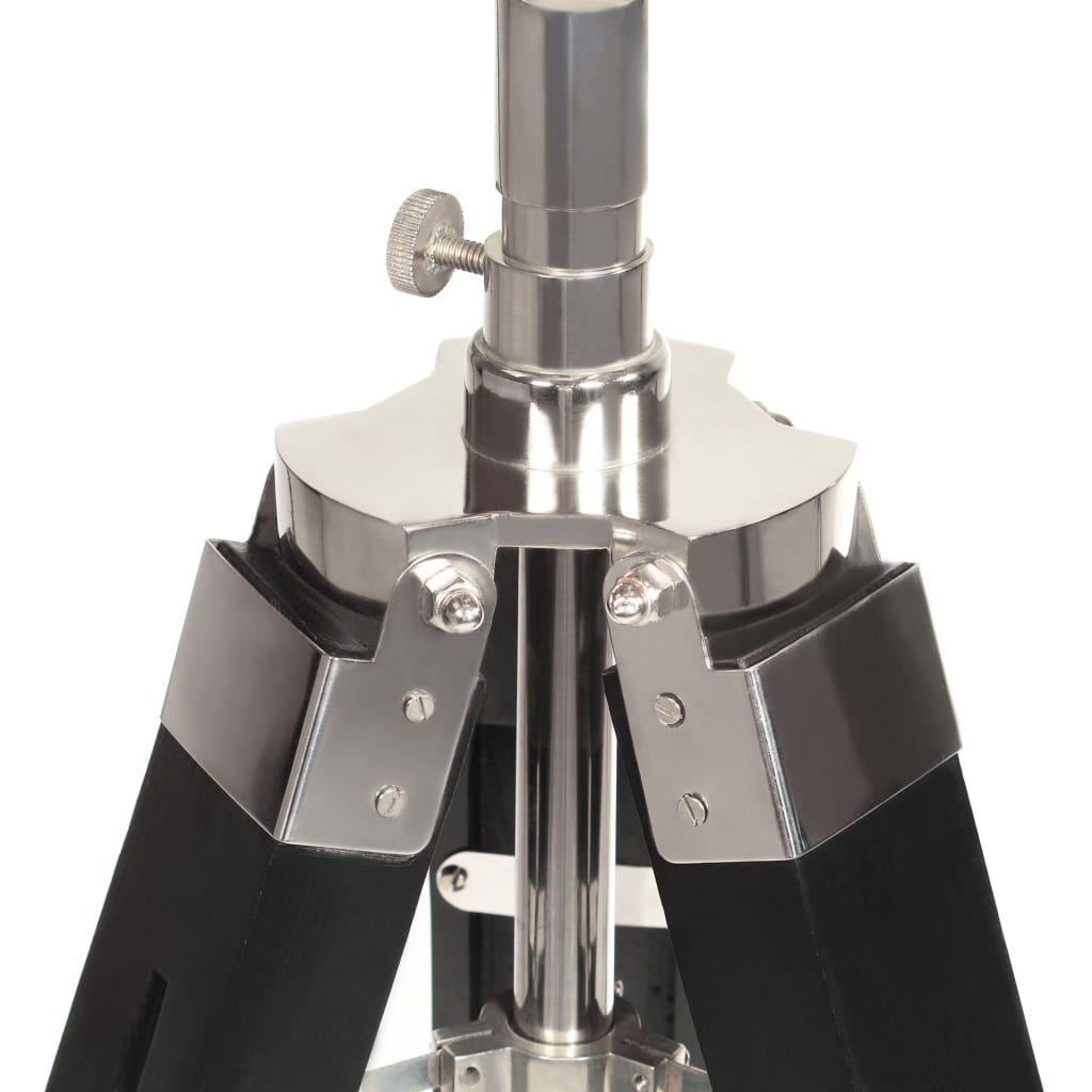 gulvlampe med trefod 165 cm massivt mangotræ