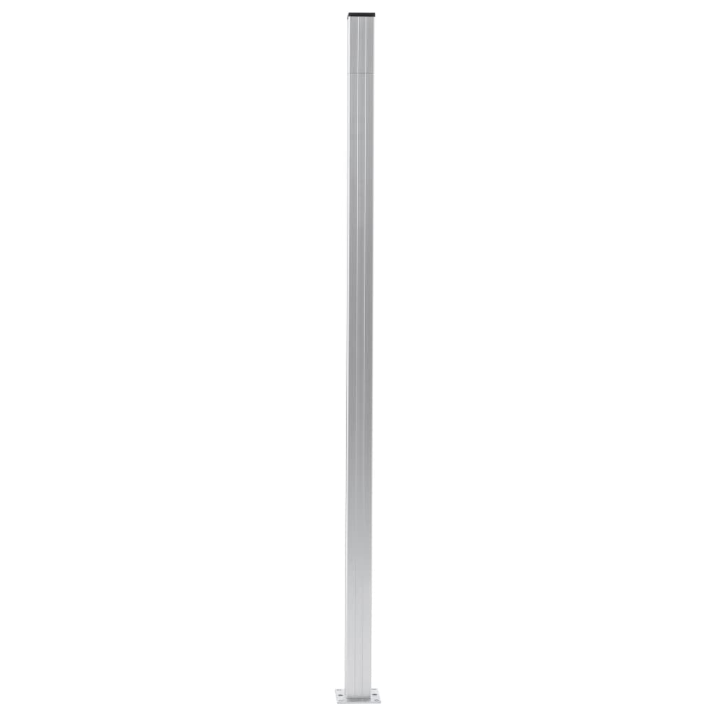 hegnspæle 3 stk. 185 cm aluminium