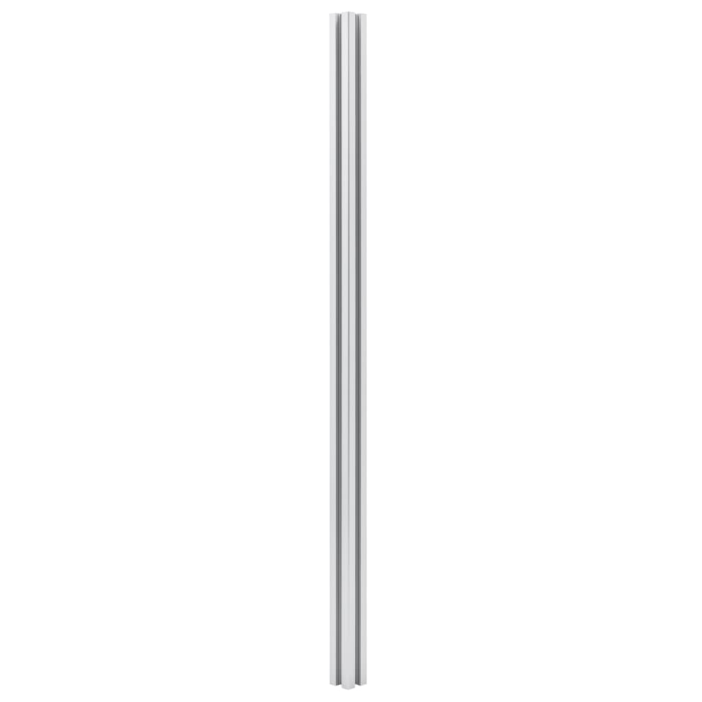 hegnspæle 3 stk. 185 cm aluminium