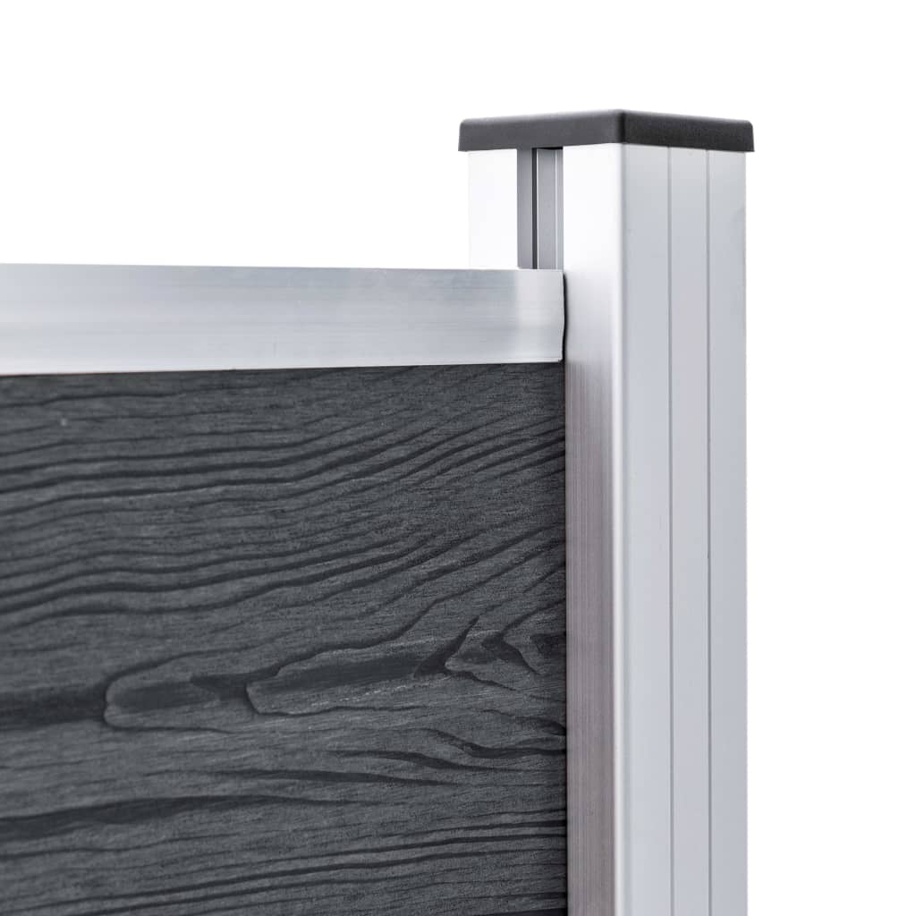 hegnspæle 3 stk. 185 cm aluminium