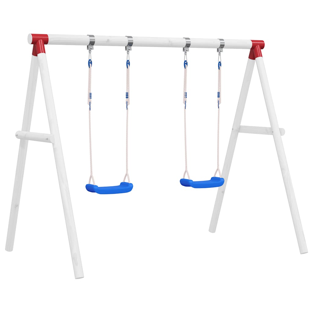 gynger med reb 2 stk. 38x16 cm polyethylen blå