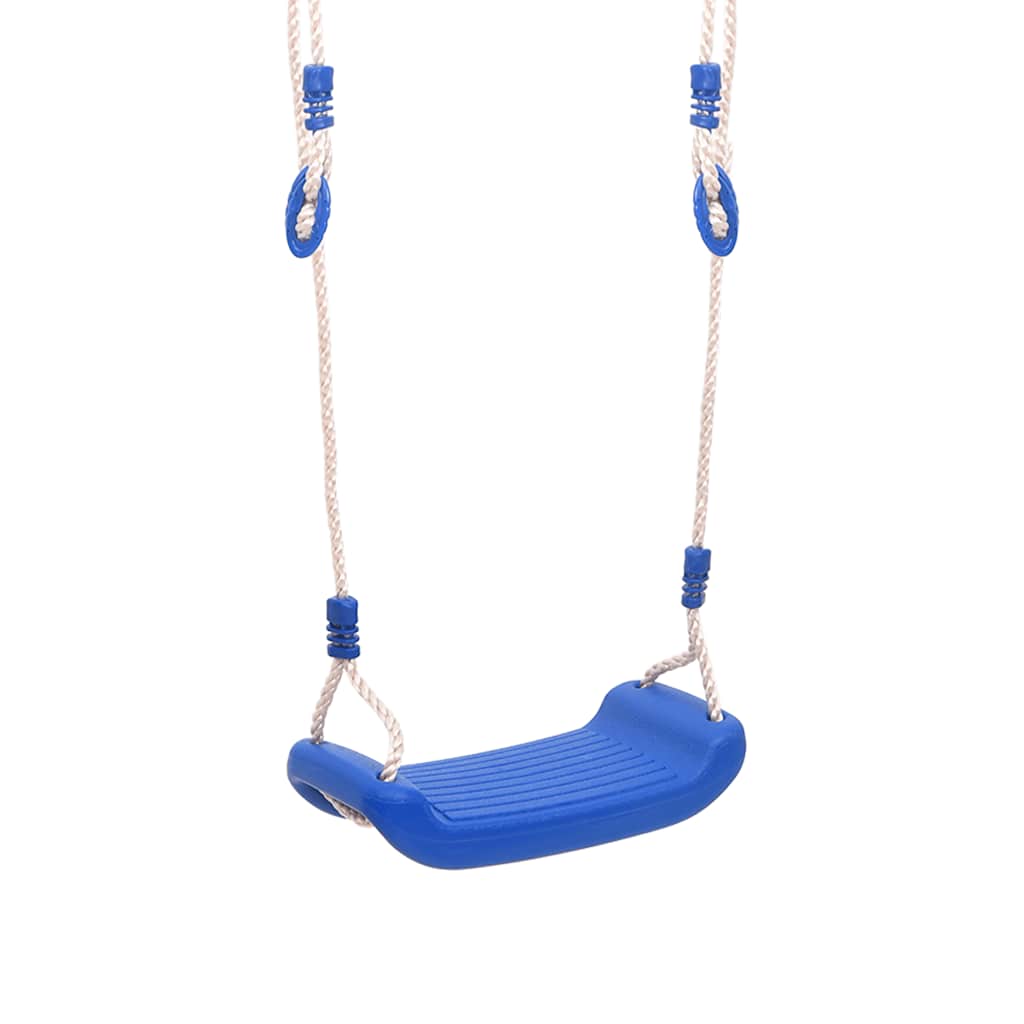 gynger med reb 2 stk. 37x15 cm polyethylen blå