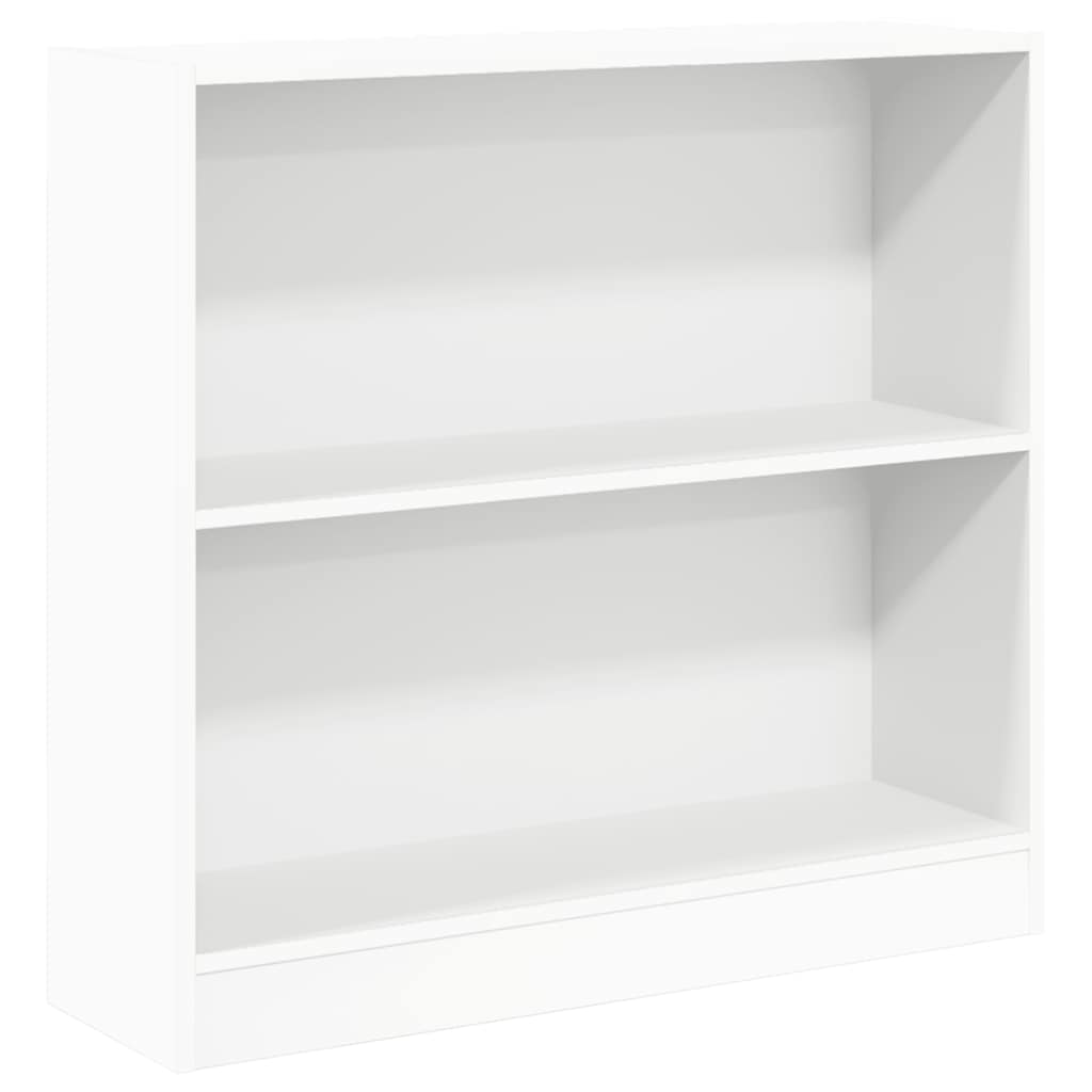 bogreol 80x24x75 cm konstrueret træ hvid