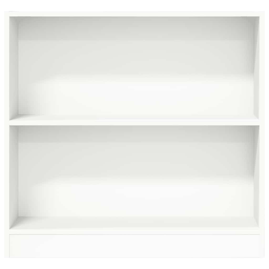 bogreol 80x24x75 cm konstrueret træ hvid