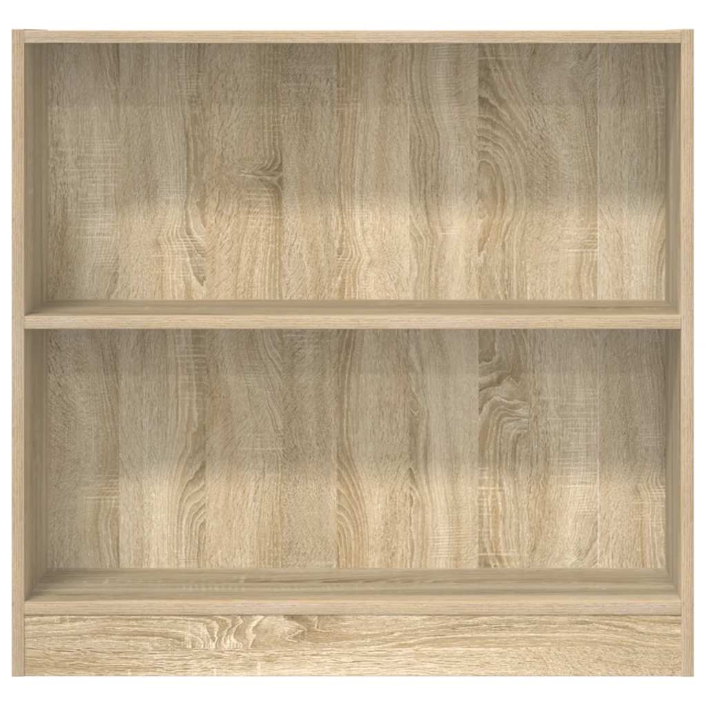 bogreol 80x24x75 cm spånplade sonoma-eg