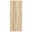 bogreol med 2 hylder 40x30x76,5 cm konstrueret træ sonoma-eg