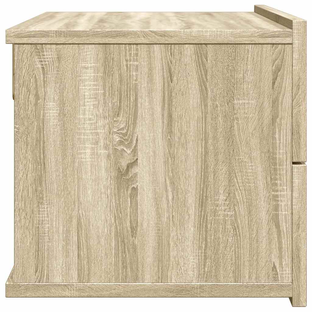 sengebord 40x30x30 cm konstrueret træ Sonoma-eg