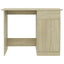 skrivebord 100x50x76 cm konstrueret træ sonoma-eg
