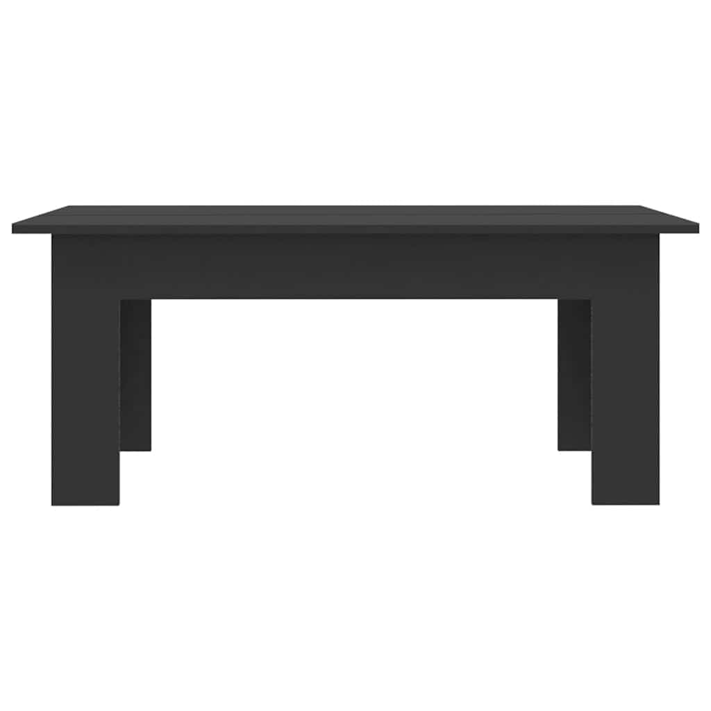 sofabord 100x60x42 cm konstrueret træ sort