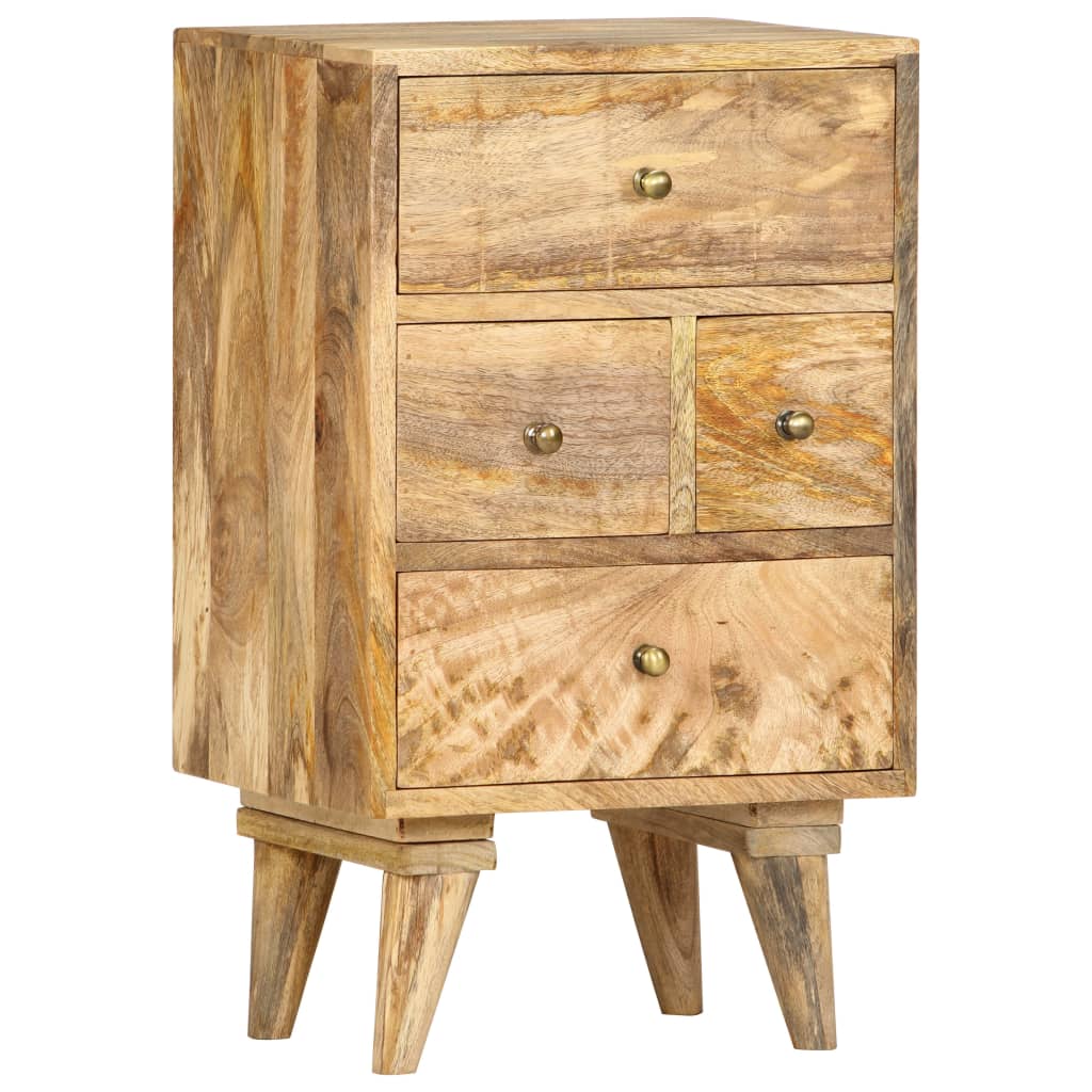 sengebord 36x30x60 cm massivt mangotræ