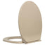 soft close toiletsæde oval beige