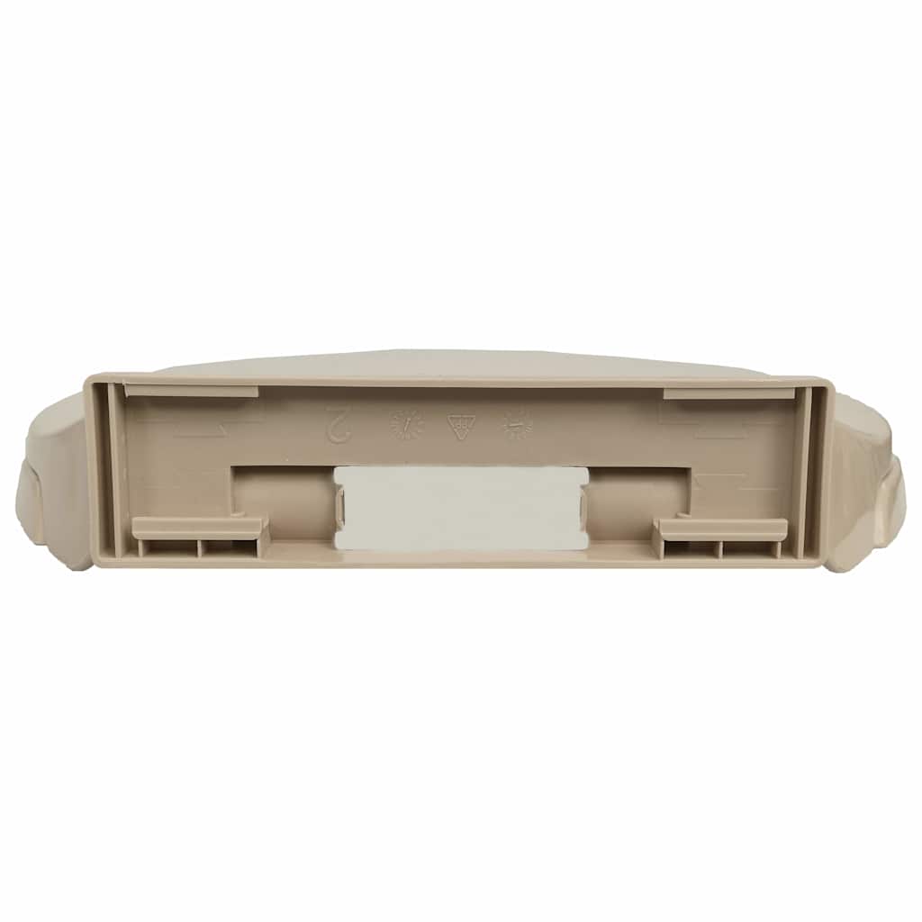 soft close toiletsæde oval beige