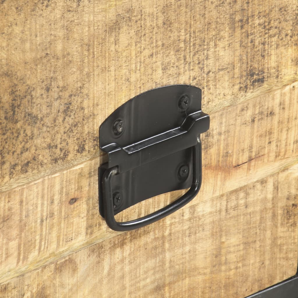 tv-skab 130x30x39 cm massivt mangotræ