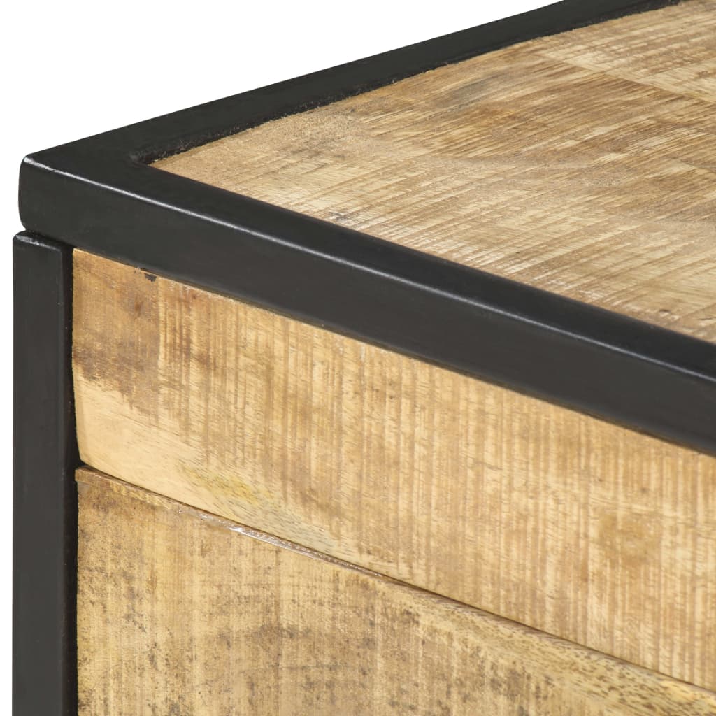 sofabord 70x50x33 cm massivt mangotræ