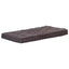 hynde til pallesofa 120x80x10 cm antracitgrå