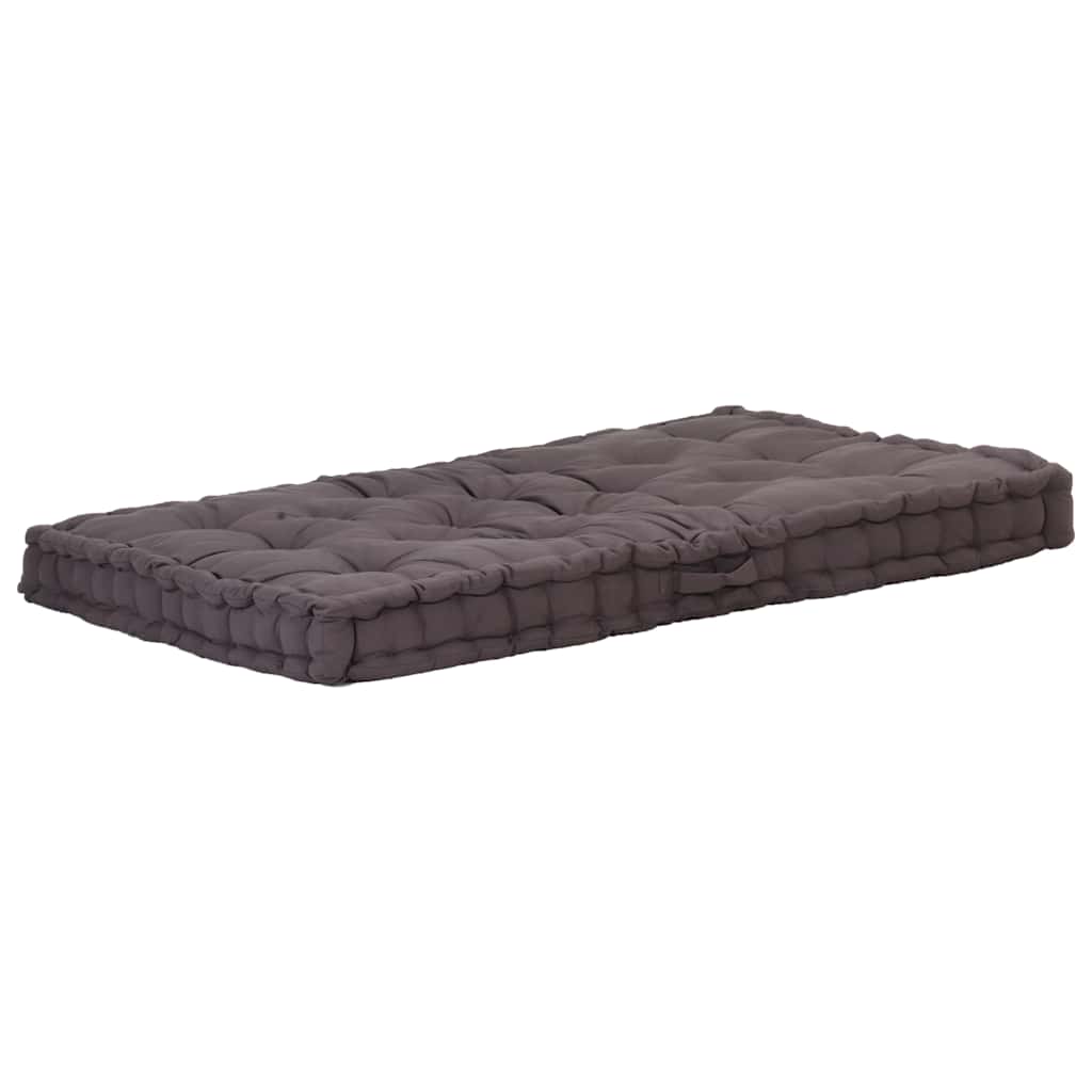 hynde til pallesofa 120x80x10 cm antracitgrå