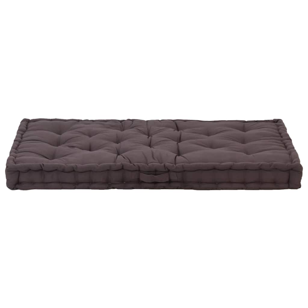 hynde til pallesofa 120x80x10 cm antracitgrå