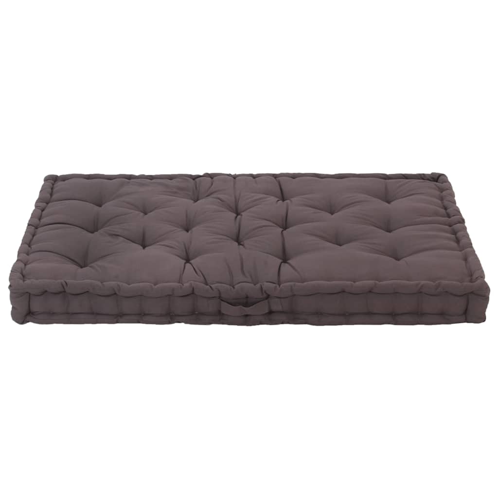 hynde til pallesofa 120x80x10 cm antracitgrå