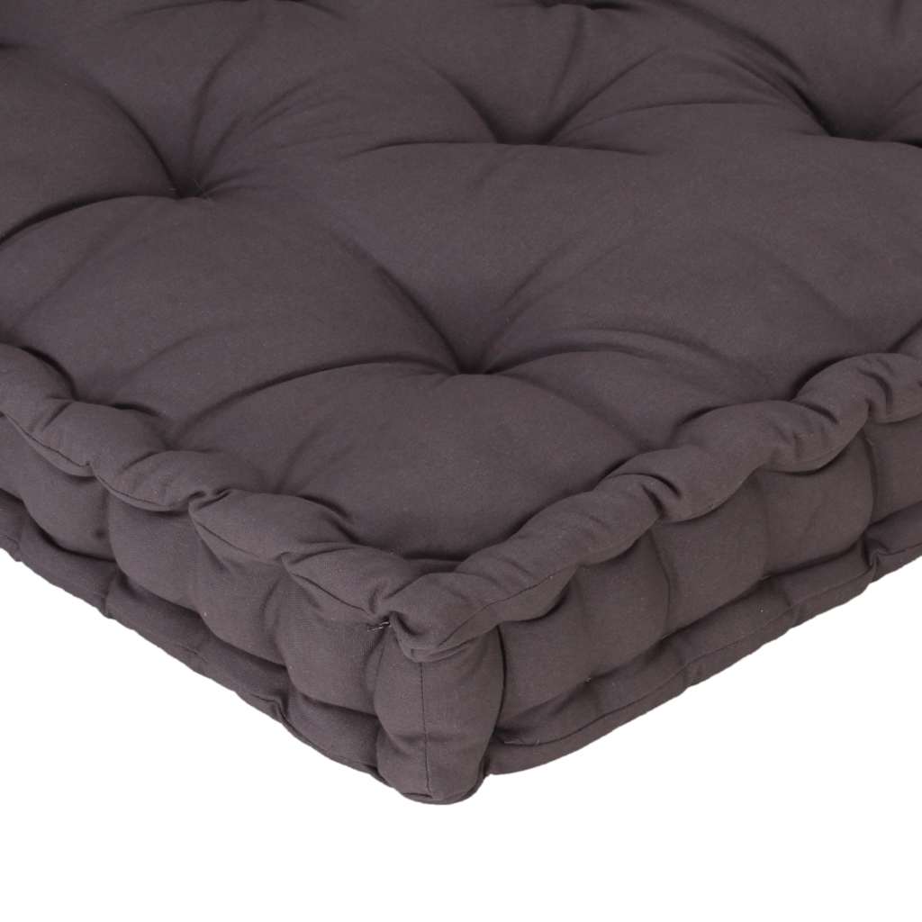 hynde til pallesofa 120x80x10 cm antracitgrå