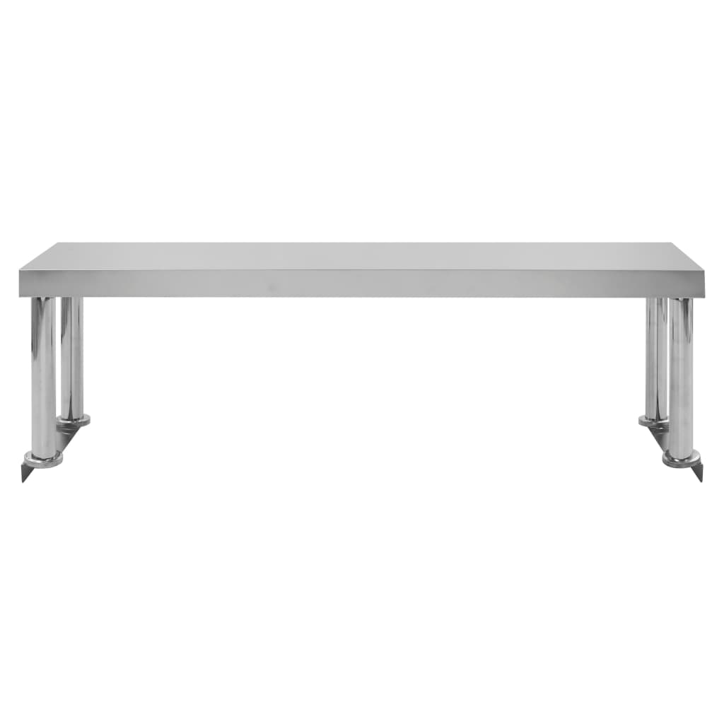 tophylde til arbejdsbord 120x30x35 cm rustfrit stål