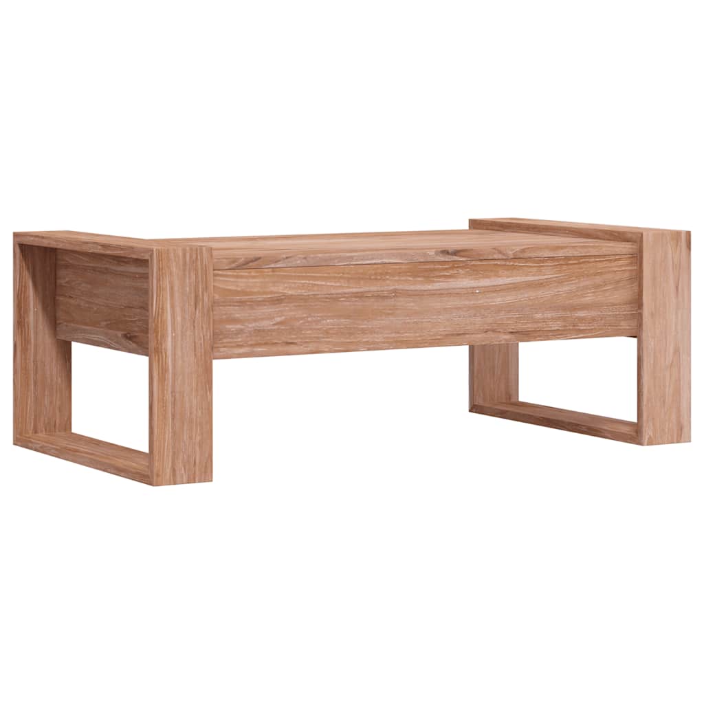 sofabord 110x60x40 cm massivt teaktræ