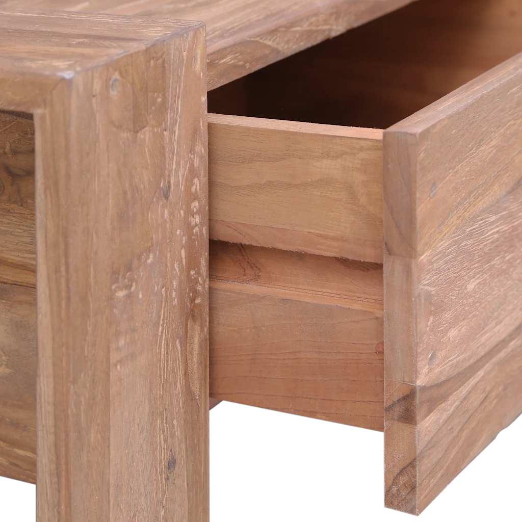 sofabord 110x60x40 cm massivt teaktræ