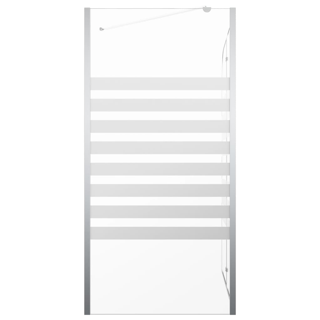 brusevæg 120x68x130 cm hærdet glas stribet