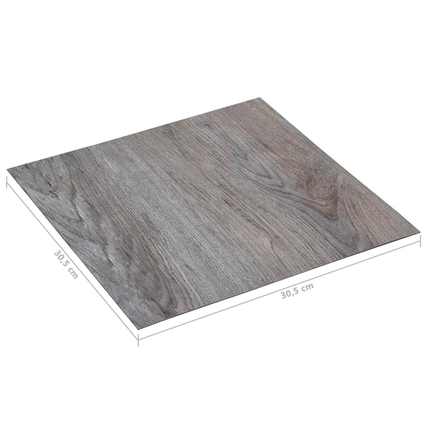 Gulvplanker Lys Brun 5,11 m² 55 stk. PVC