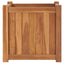 hævet plantekasse 40x40x40 cm massivt teaktræ