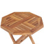 foldbart havebord 45x45x45 cm massivt teaktræ