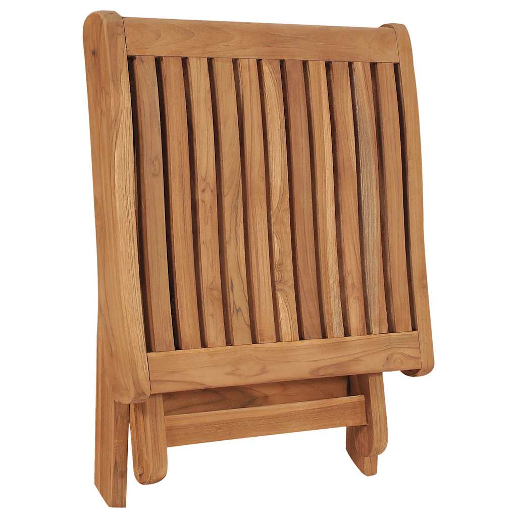 foldbar fodskammel 46,5x49x41,5 cm massivt teaktræ