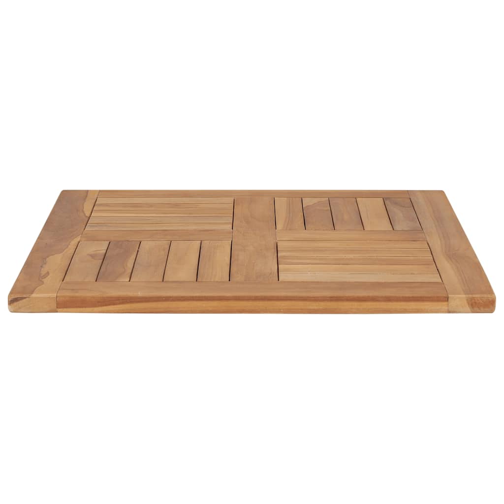 bordplade 60x60x2,5 cm massivt teaktræ
