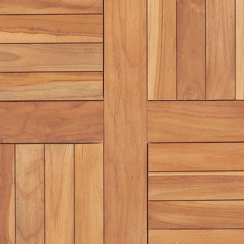 bordplade 60x60x2,5 cm massivt teaktræ