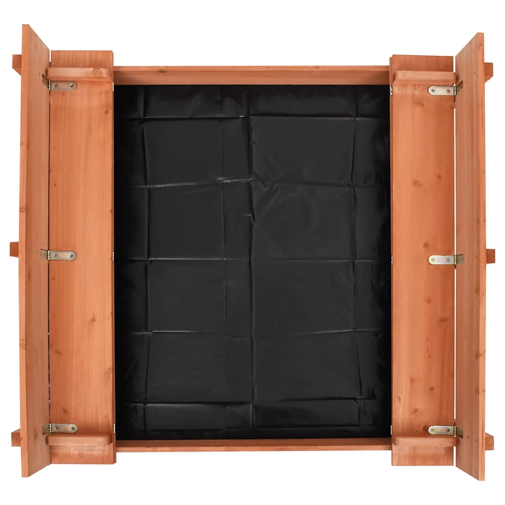 sandkasse 95x90x15 cm fyrretræ
