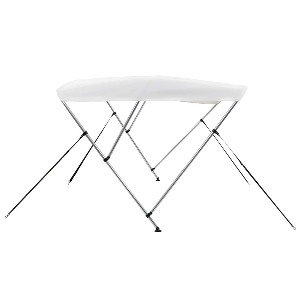 biminitop med 3 buer 183x140x137 cm hvid