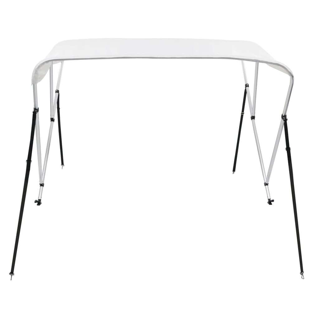 biminitop med 3 buer 183x160x137 cm hvid