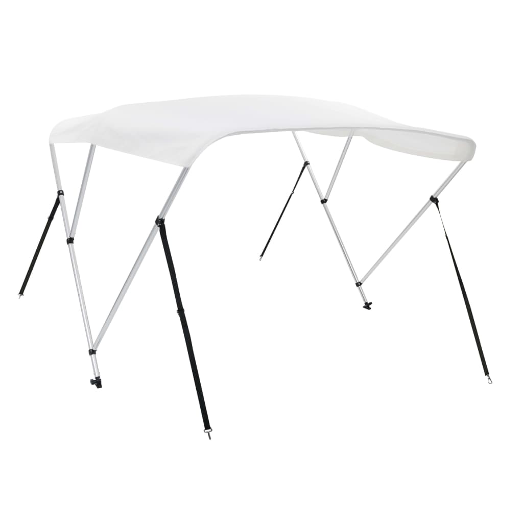 biminitop med 3 buer 183x180x137 cm hvid