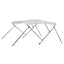 biminitop med 3 buer 183x196x137 cm hvid